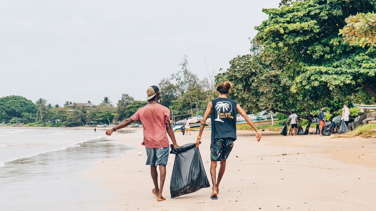 Beach clean up